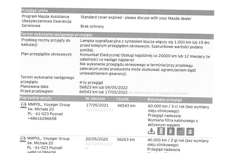 MAZDA CX-5 2.2DIESEL AUTOMAT