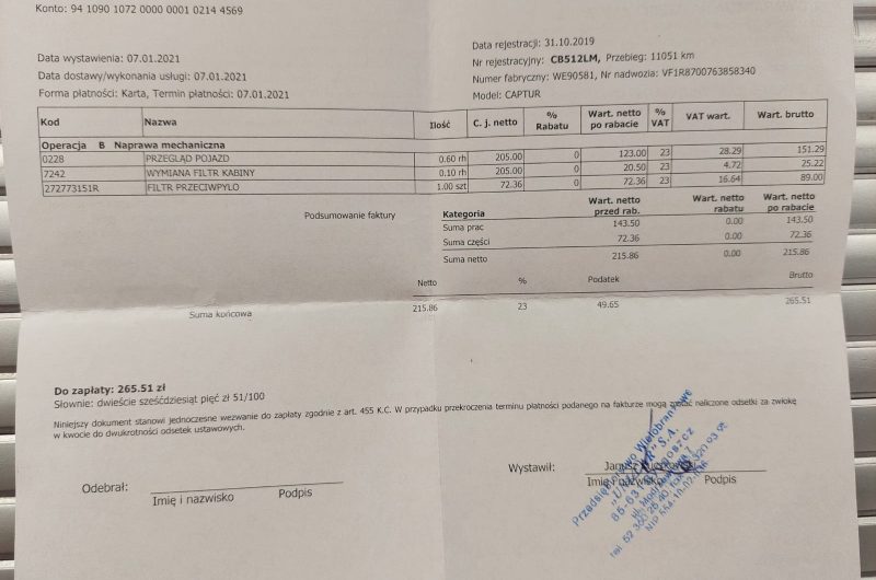 RENAULT CAPTUR I CROSSOVER FACELIFTING 0.9 ENERGY TCE 90KM 66KW, skrzynia biegów manualna 5 stopniowa