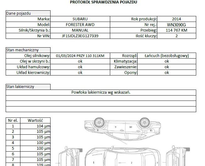 SUBARU FORESTER 2.0D 147KM MANUAL 4X4 SALON POLSKA BEZWYPADKOWY SERWISY ASO GWARANCJA