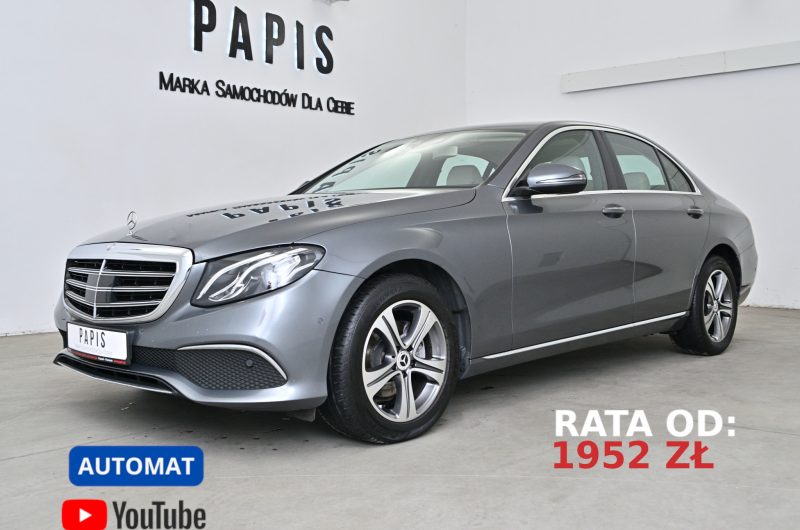 Mercedes-Benz E220d 2018r 2.0 Diesel 195KM Exclusive VATmarża