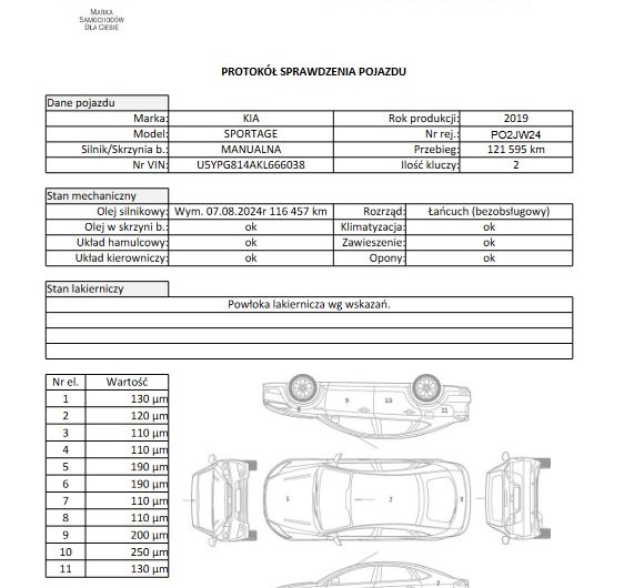 Kia Sportage 2019r 1.6 Benzyna 132KM M SalonPL VAT23