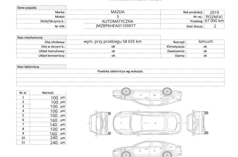 MAZDA 3 2.0 SKYACTIV-G 122KM 2019′ KANJO SalonPL Bezwypadkowy ASO Gwarancja VAT23%