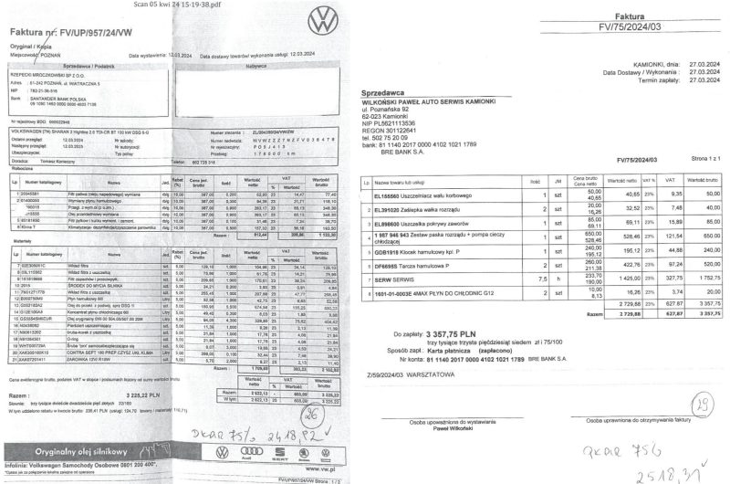 VOLKSWAGEN SHARAN II VAN 2.0 TDI CR BMT 177KM 2015′ Highline SalonPL ASO Bezwypadkowy Gwarancja