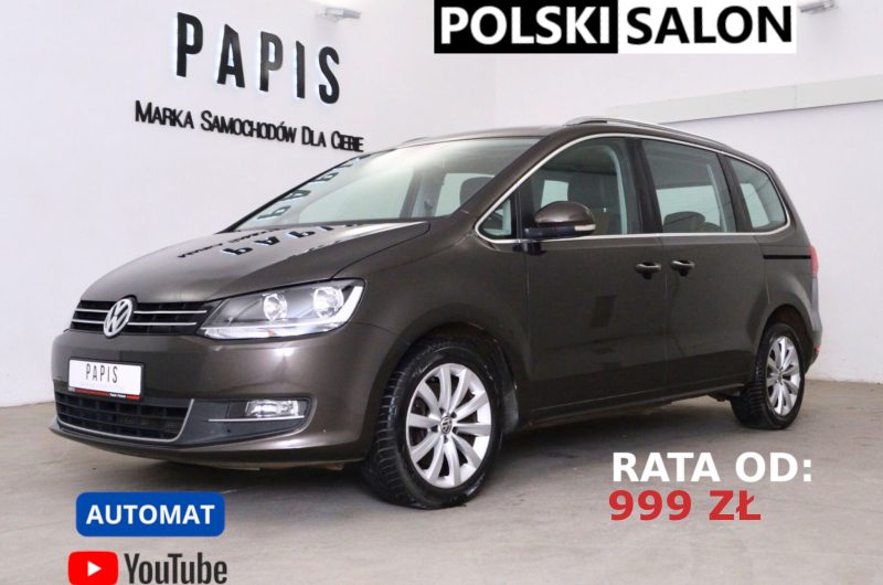 VOLKSWAGEN SHARAN II VAN 2.0 TDI CR BMT 177KM 2015′ Highline SalonPL ASO Bezwypadkowy Gwarancja