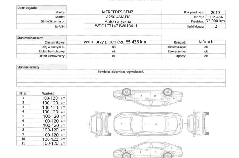 MERCEDES KLASA A SEDAN 2.0 250 224KM 2019′ Edition 1 4MATIC SalonPL ASO 1 Właściciel Bezwypadkowy Gwarancja