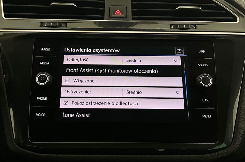 VOLKSWAGEN TIGUAN II SUV 2.0 TDI 115KM 2019′ RLINE Seriwsy Gwarancja Kamera ACC As.parkowania