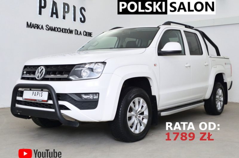 VOLKSWAGEN AMAROK I PICK UP DOUBLE CAB 3.0 V6 163KM 2018′ Comfortline SalonPL Serwisy Bezwypadkowy Gwarancja