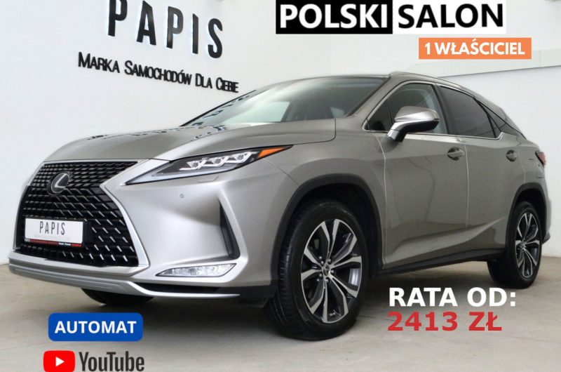 LEXUS RX IV SUV FACELIFTING RX 300 238KM 2021′ 4×4 Prestige SalonPL 1Właściciel ASO Bezwypadkowy Gwarancja