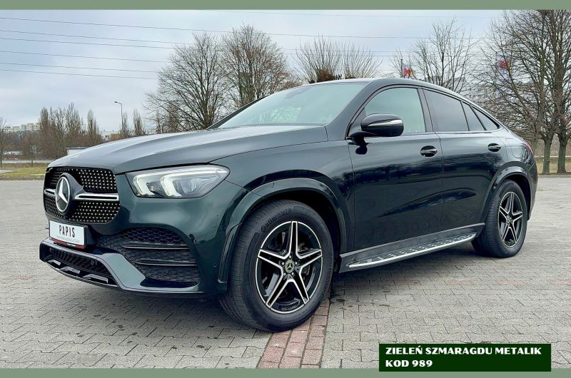 MERCEDES GLE V167 COUPE PLUG-IN 2.0 350E 333KM 2021′ 4Matic SalonPL ASO Bezwypadkowy Gwarancja