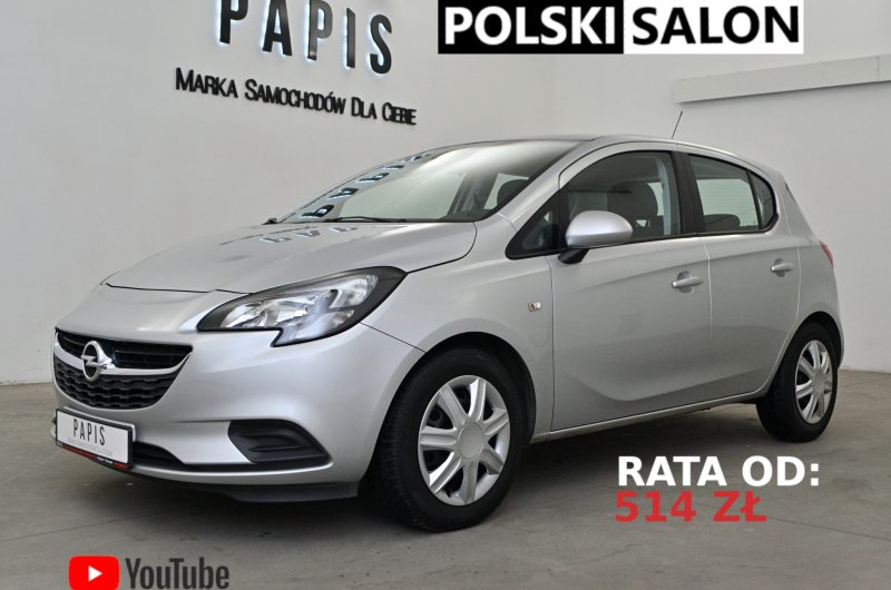 Opel Corsa 2017r 1.4 Benzyna 90KM Enjoy SalonPL VATmarża