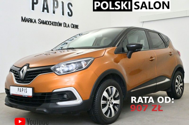 RENAULT CAPTUR 0.9 ENERGY TCE 90KM 2018′ Intnes SalonPL ASO Bezwypadkowy Gwarancja