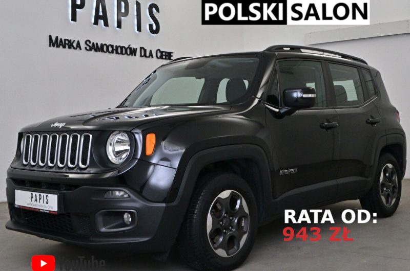 JEEP RENEGADE SUV 1.4 MULTIAIR 140KM 2018′ LONGITUDE SalonPL ASO Bezwypadkowy Gwarancja