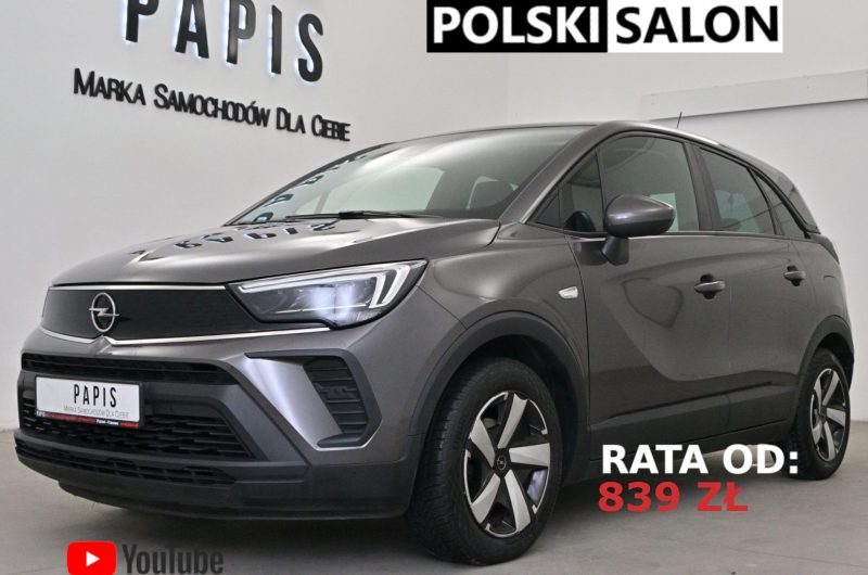 OPEL CROSSLAND 1.2 83KM 2021′ Design Line SalonPL Serwisy Bezwypadkowy Gwarancja